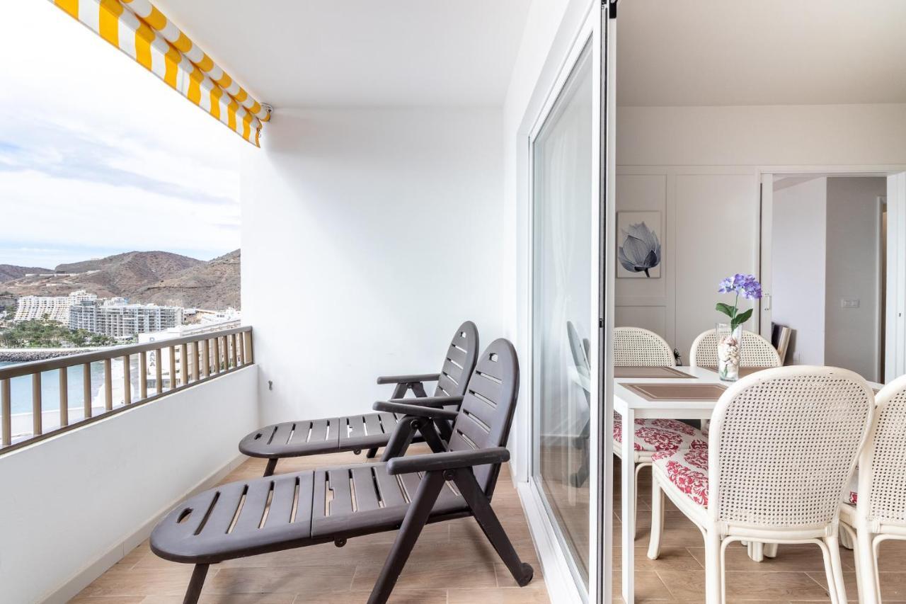 Flatguest Danubio + Sea view + Pool + Beach Mogán Exterior foto