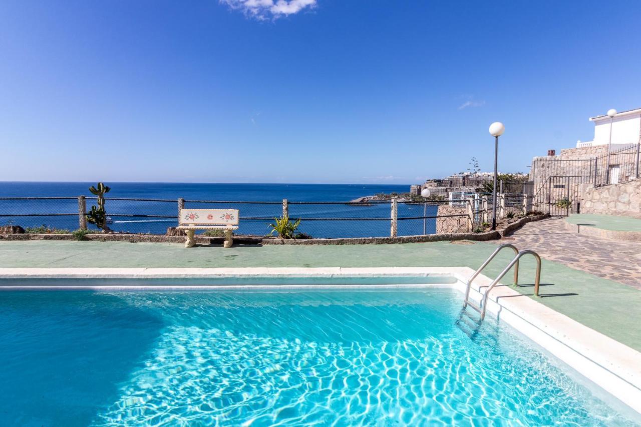 Flatguest Danubio + Sea view + Pool + Beach Mogán Exterior foto